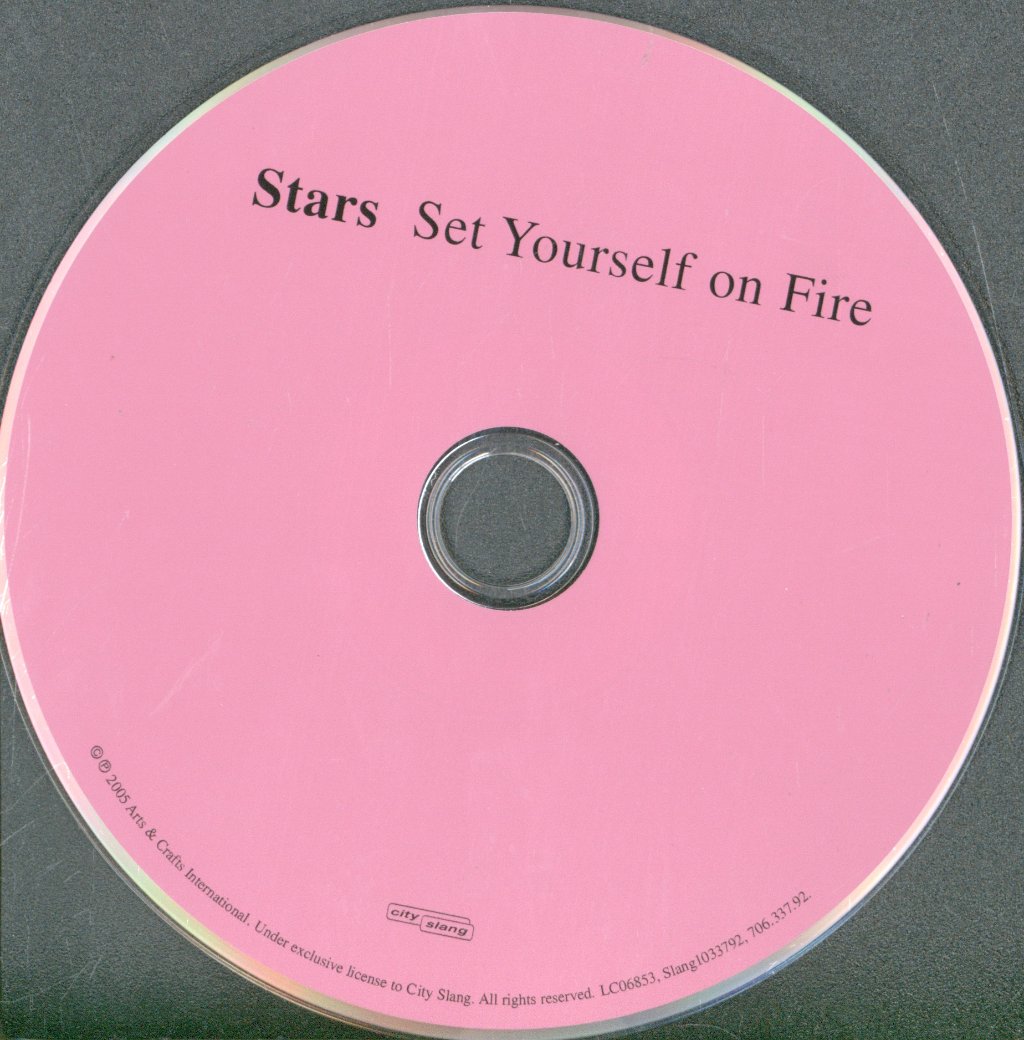 Stars (Canadian Group) - Set Yourself On Fire - Cd