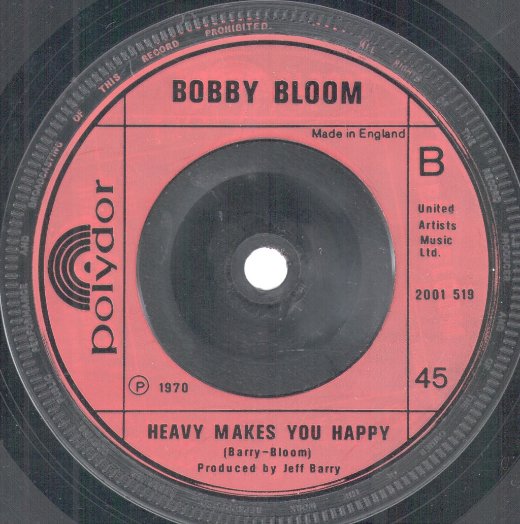 Bobby Bloom - Montego Bay - 7 Inch