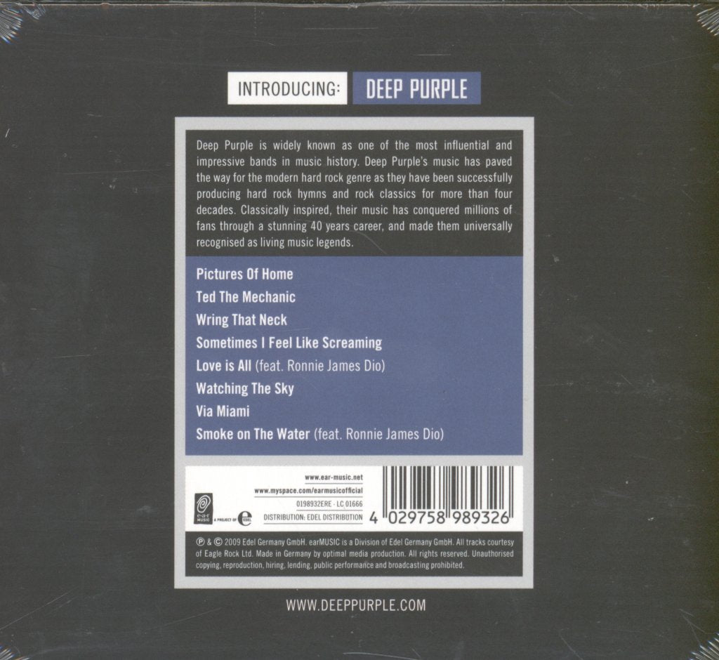 Deep Purple - Introducing: Deep Purple - Cd