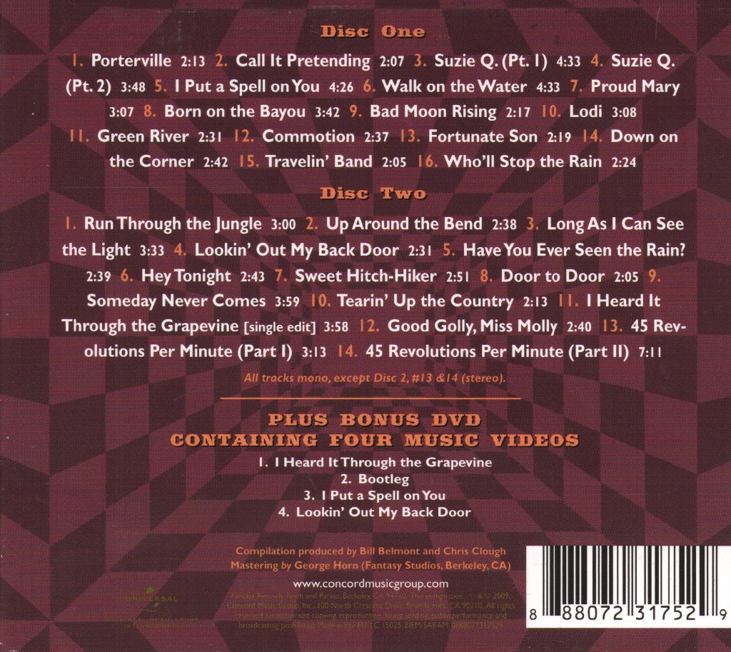 Creedence Clearwater Revival - Singles Collection - Cd Set