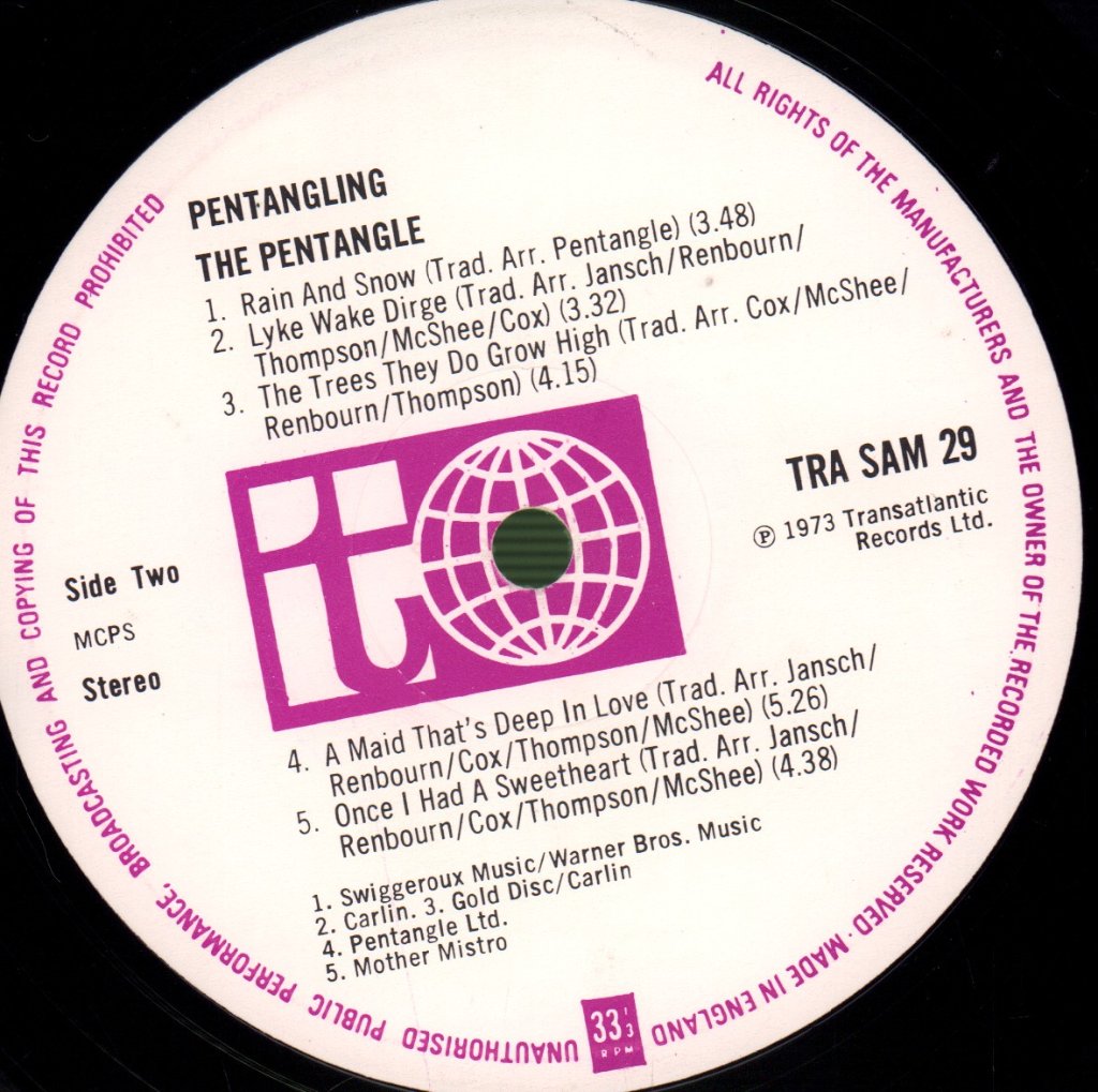 Pentangle - Pentangling - Lp
