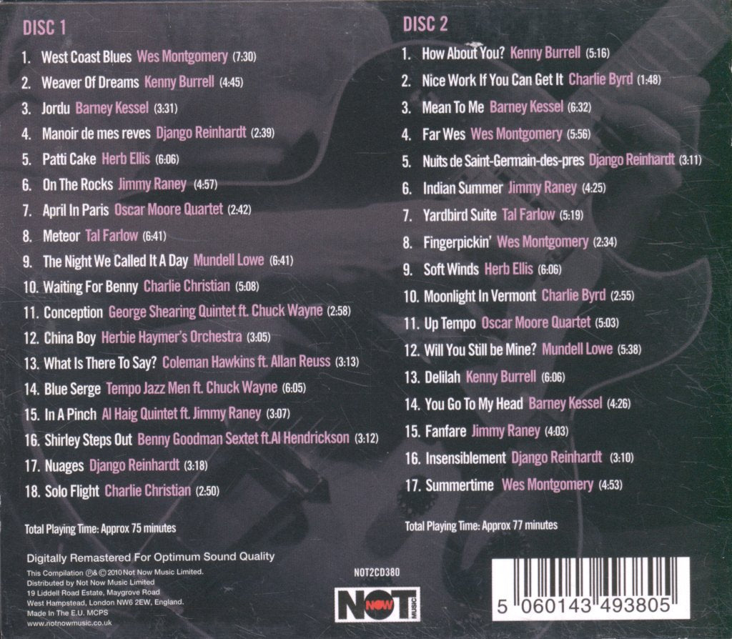 Various Artists - Blue Jazz Guitar - Double Cd