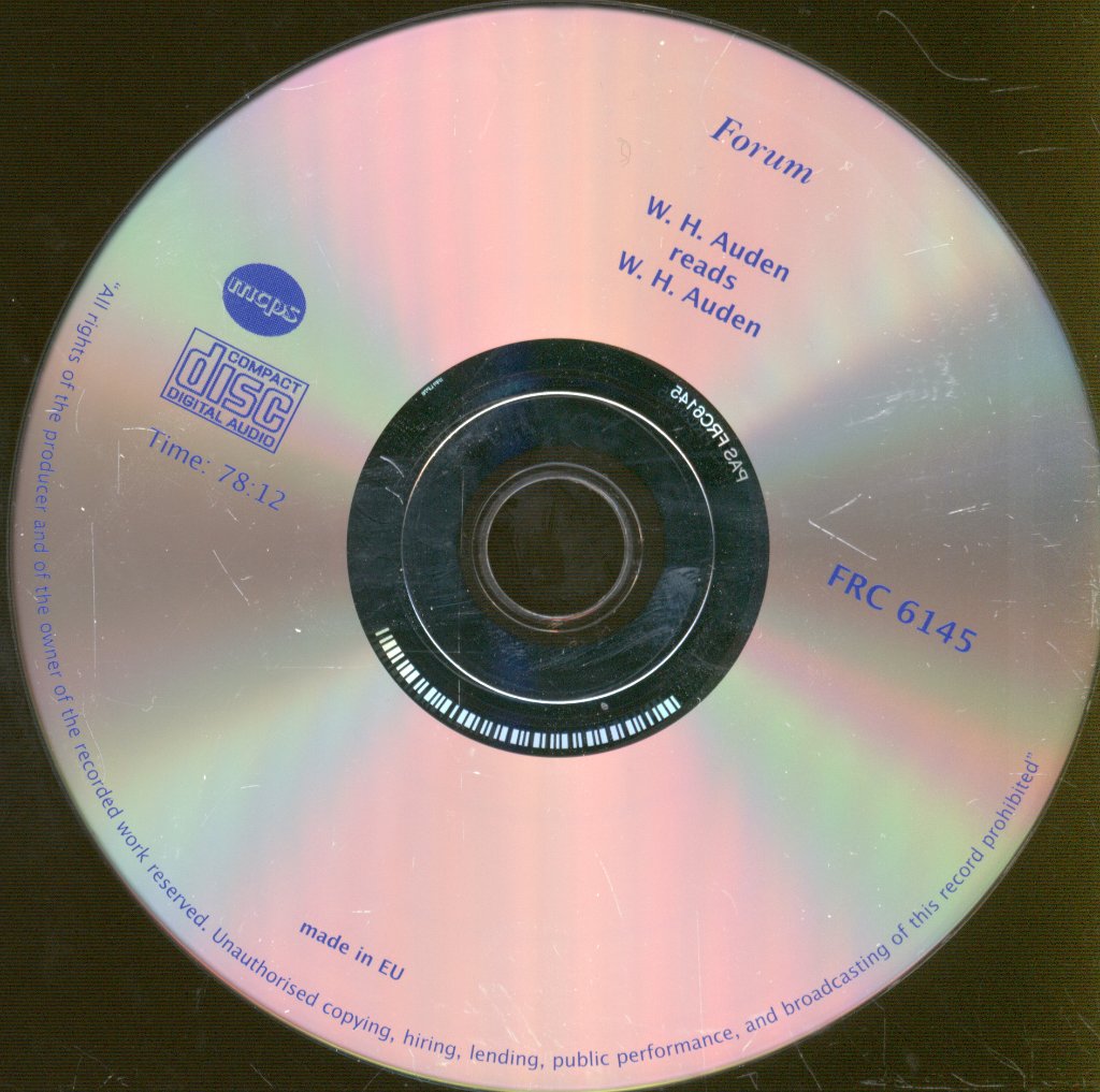 W. H. Auden - W. H. Auden Reads W. H. Auden - Cd