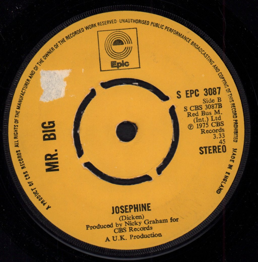 Mr Big (70'S Group) - Lucky Man - 7 Inch
