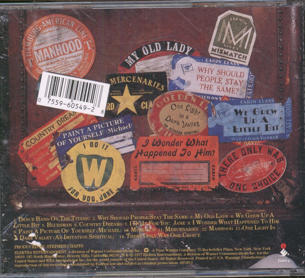 Harry Chapin - Dance Band On The Titanic - Cd