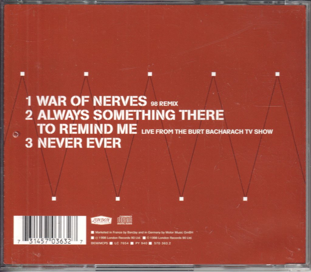 All Saints - War Of Nerves - Cd