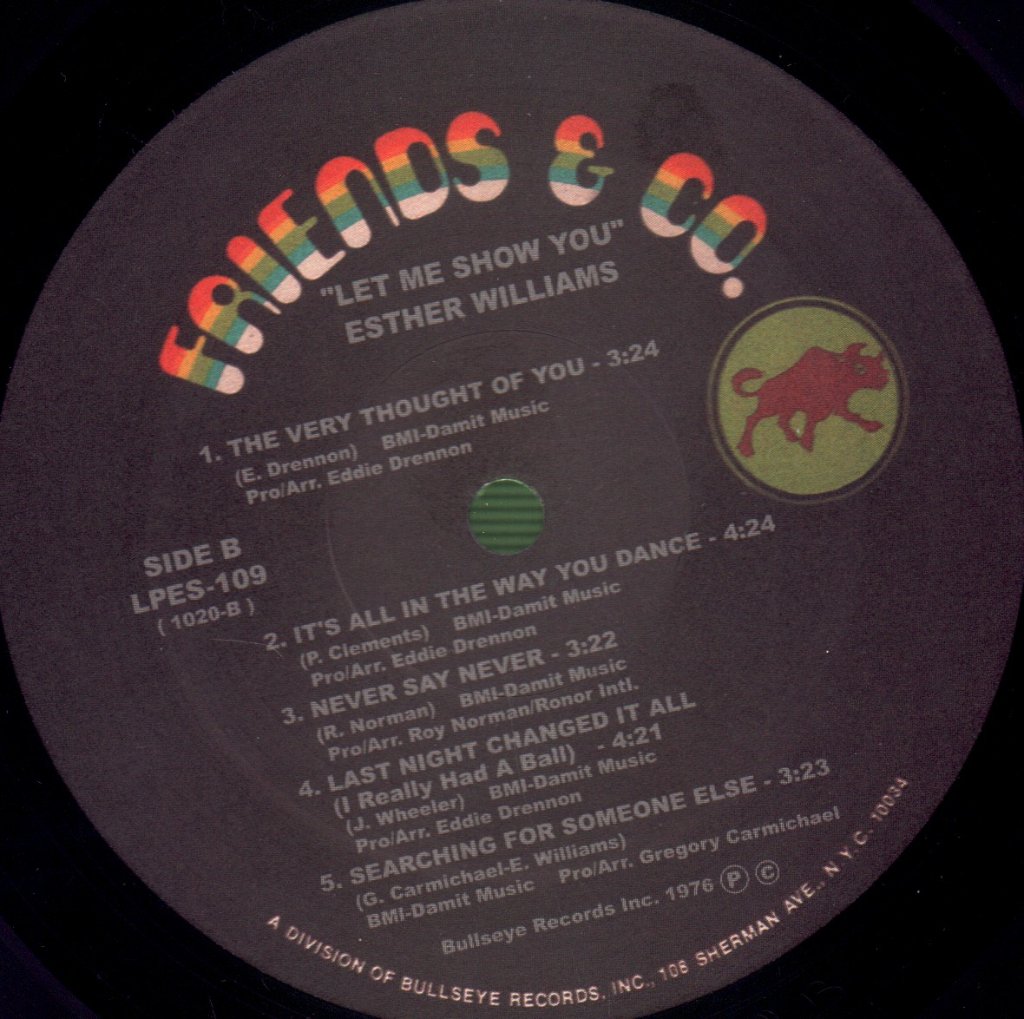 Esther Williams - Let Me Show You - Lp