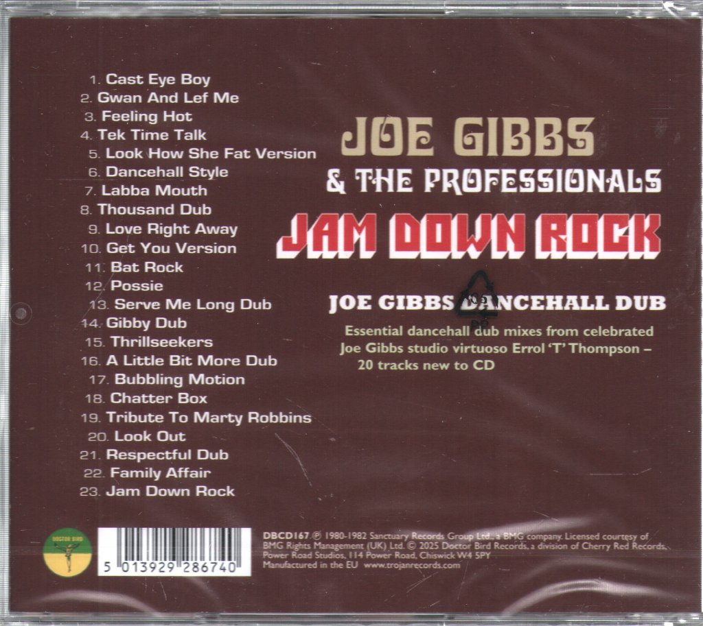 Joe Gibbs And The Professionals - Jam Down Rock - Cd