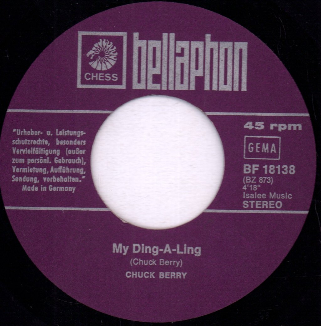 Chuck Berry - My Ding-A-Ling - 7 Inch