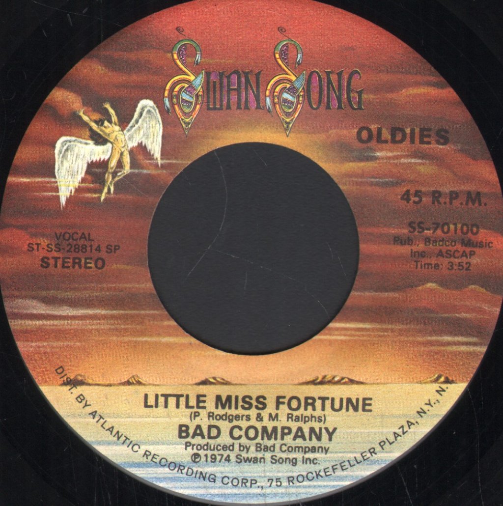 Bad Company (Rock Group) - Can't Get Enough - 7 Inch