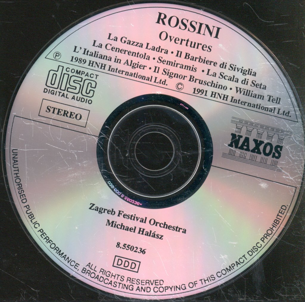 Zagreb Festival Orchestra, Michael Halász - Rossini - Overtures - Cd