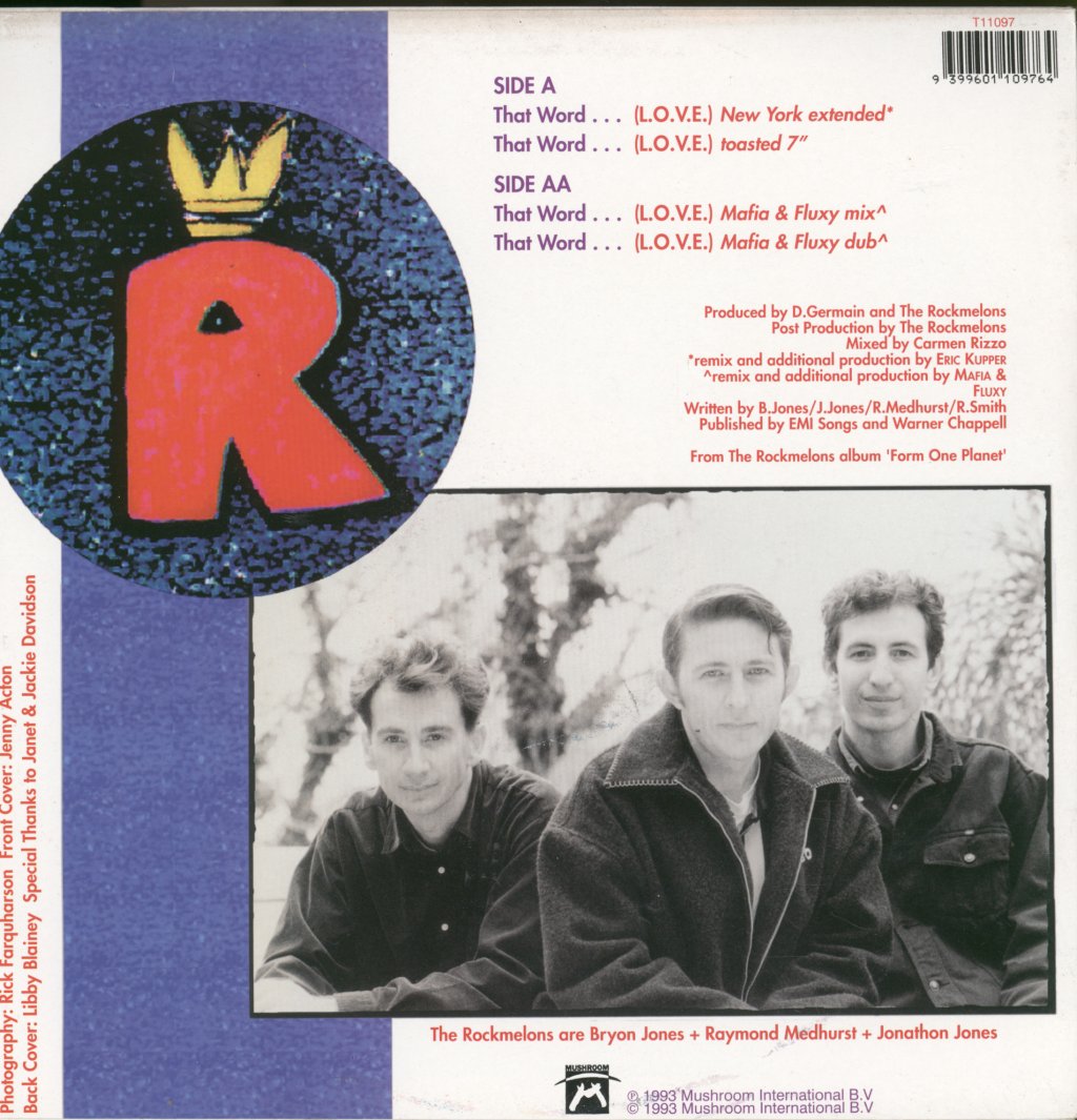 Rockmelons - That Word... (L.O.V.E.) - 12 Inch