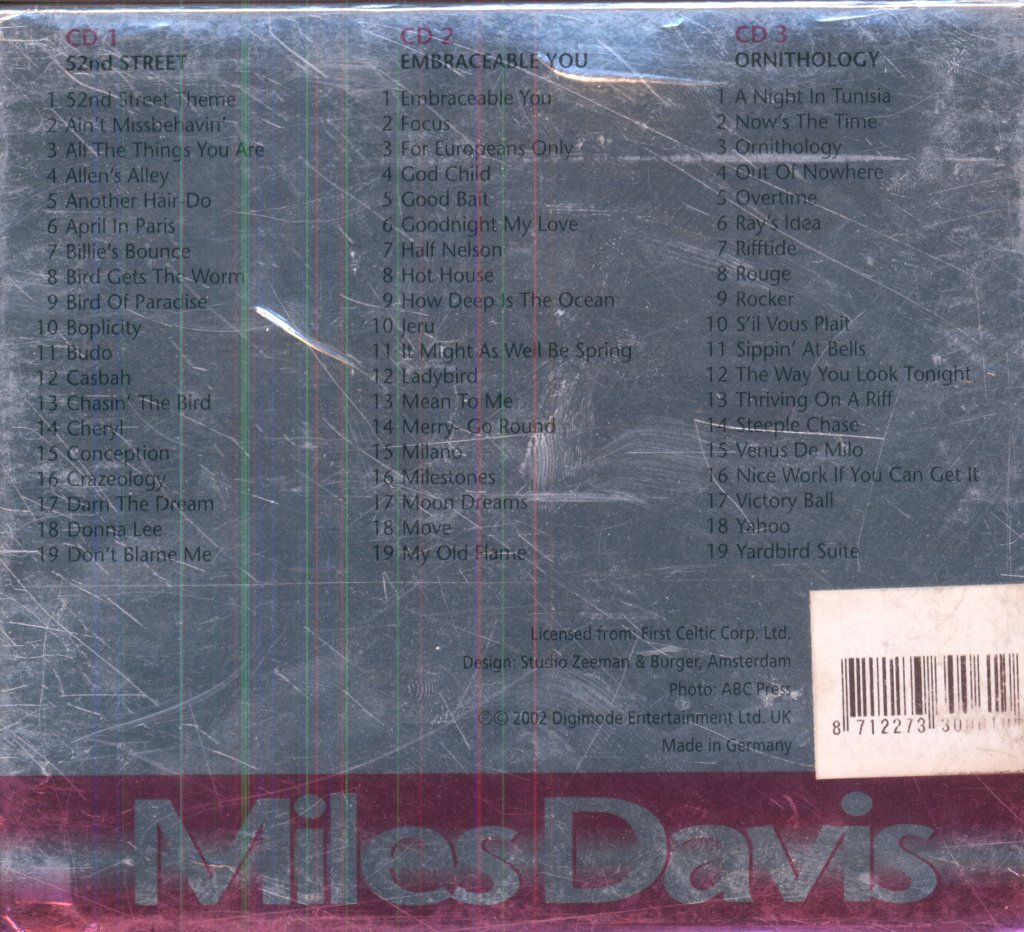 Miles Davis - Triple Treasures - Cd Set