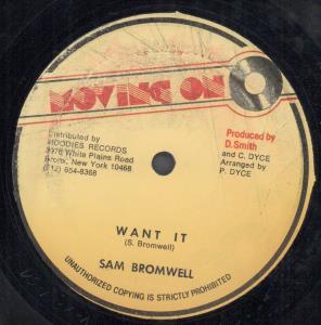 Sam Bromwell - Want It - 12 Inch