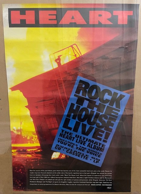 Heart - rock the house live - Poster