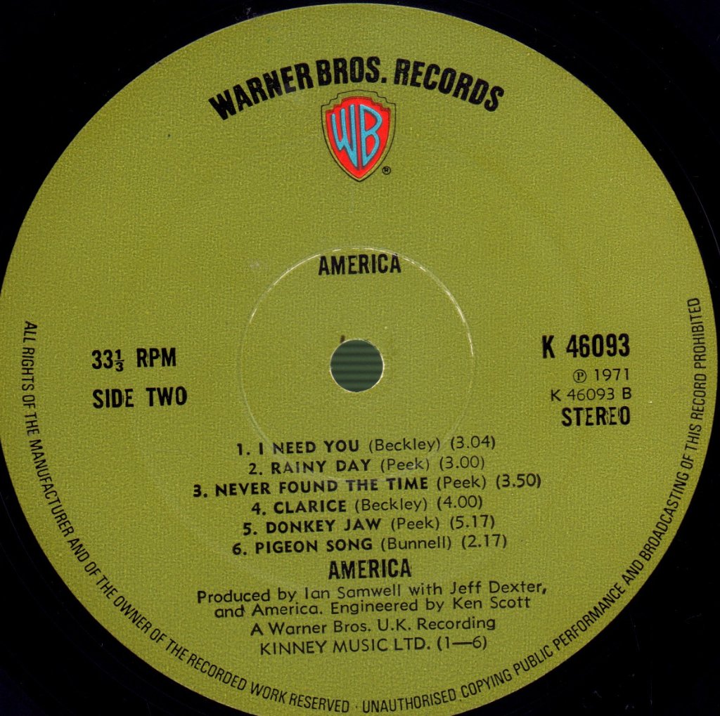 America - America - Lp