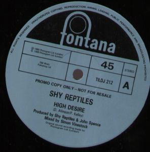 Shy Reptiles - High Desire - 12 Inch