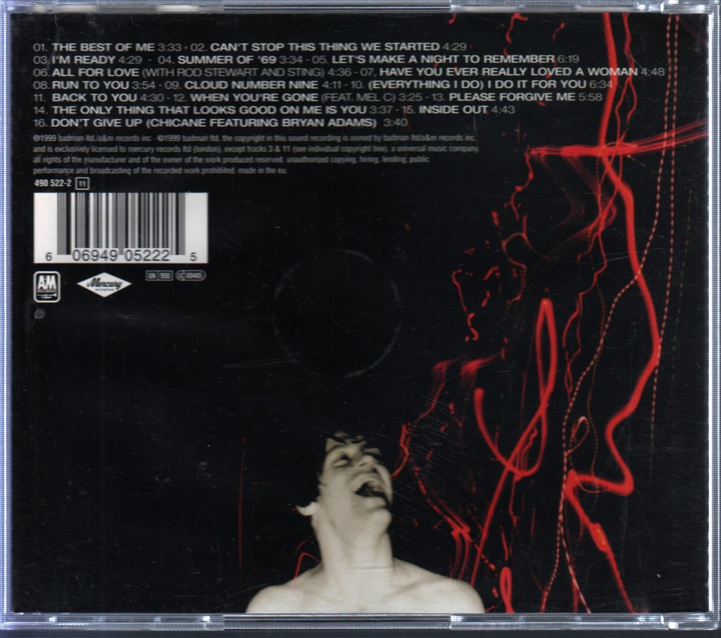 Bryan Adams - Best Of Me - Cd