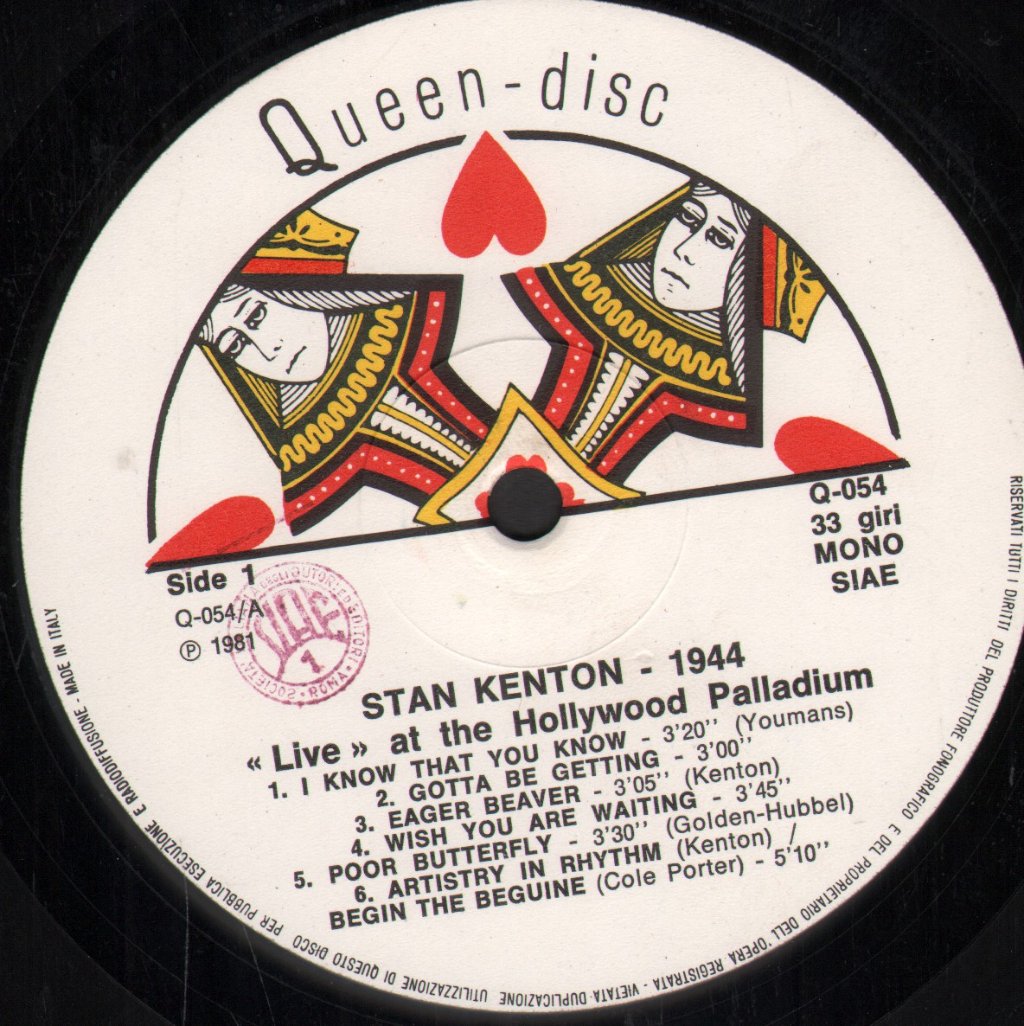 Stan Kenton And His Orchestra - 1944 - Lp
