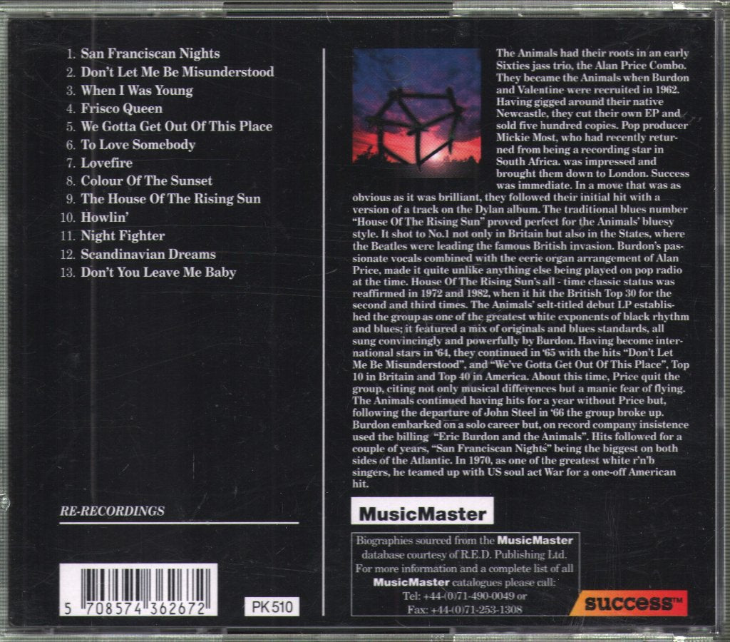 Animals - Greatest And Latest - Cd