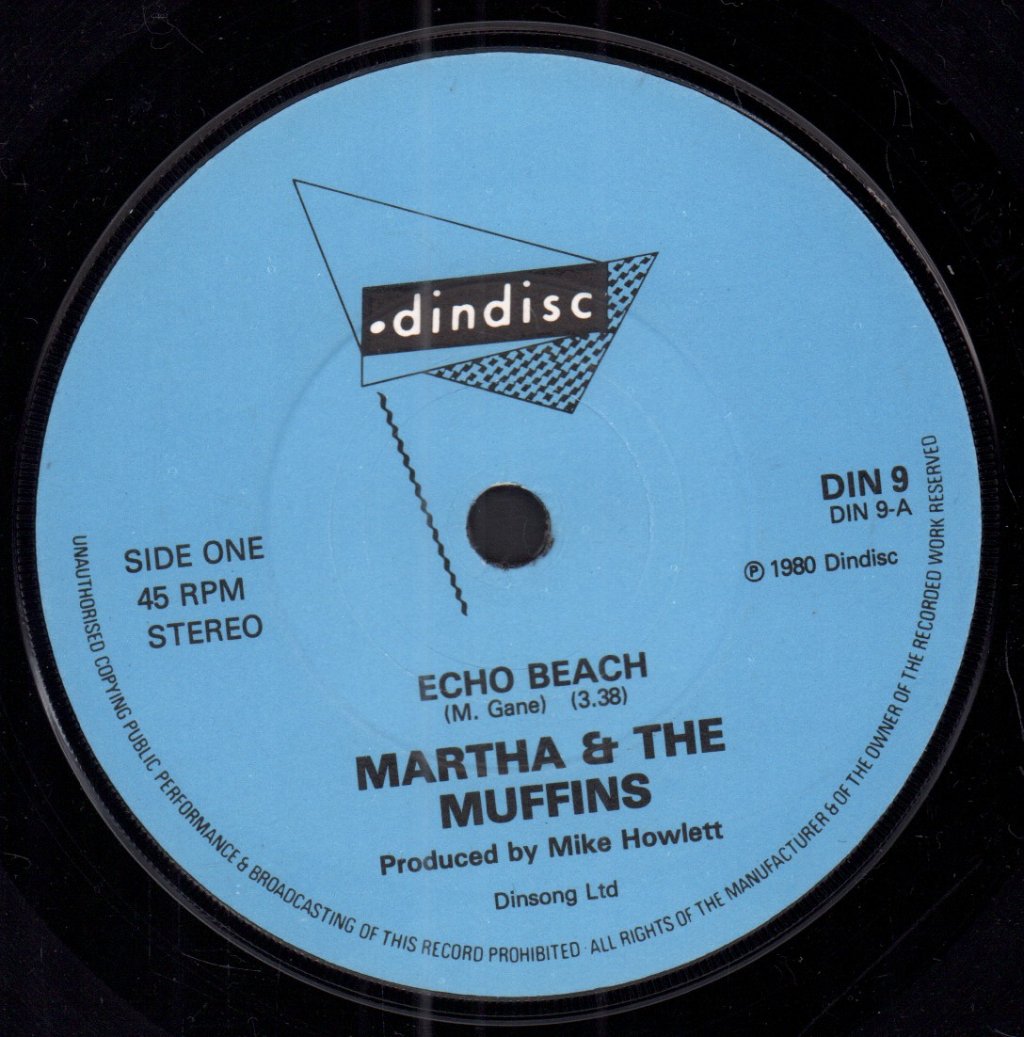 Martha And The Muffins - Echo Beach - 7 Inch