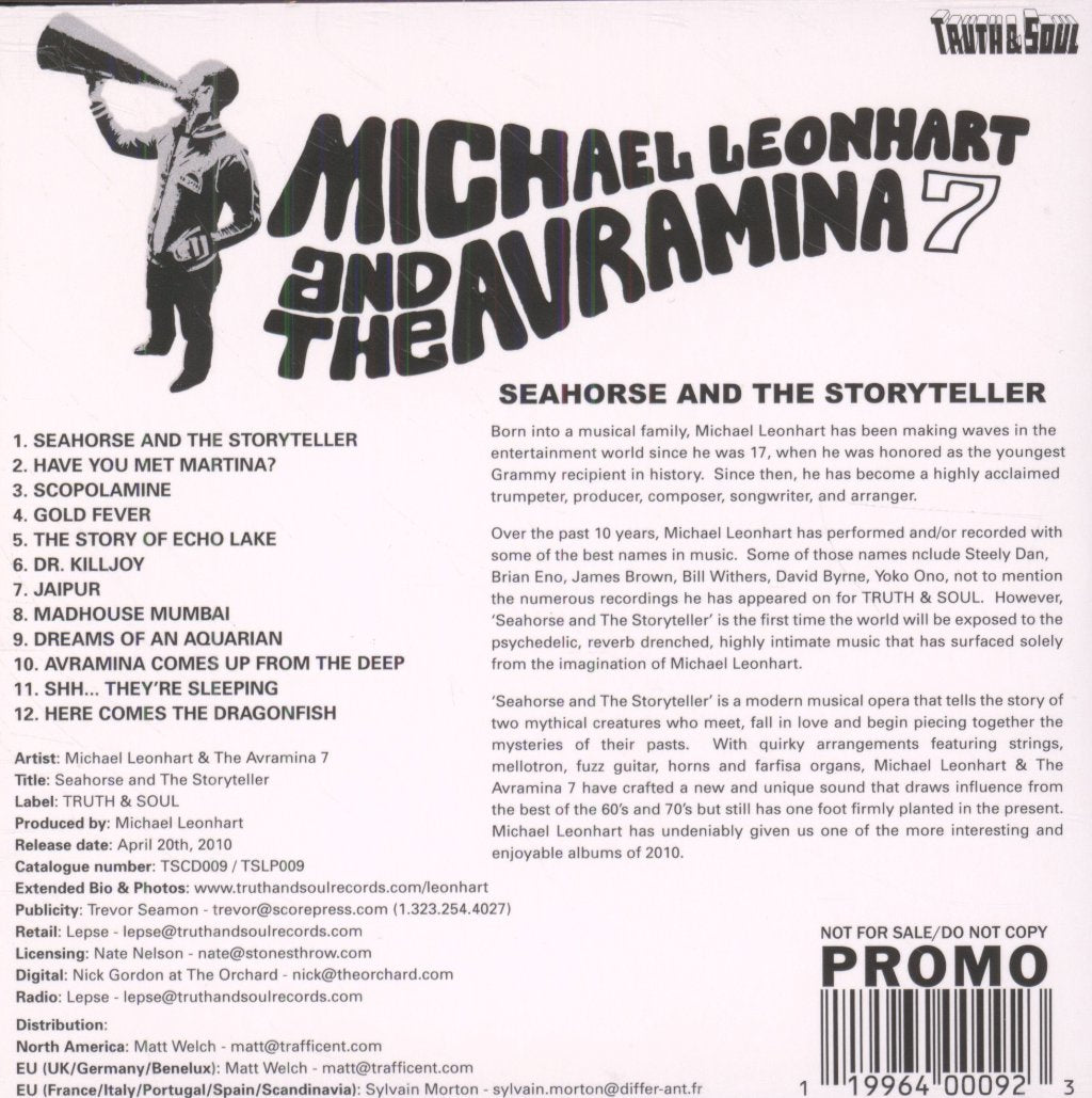 Michael Leonhart And The Avramina 7 - Seahorse And The Storyteller - Cd