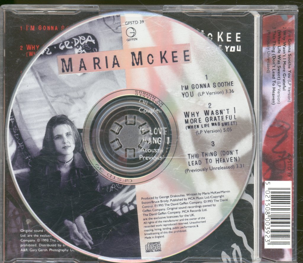 Maria Mckee - I'm Gonna Soothe You - Cd