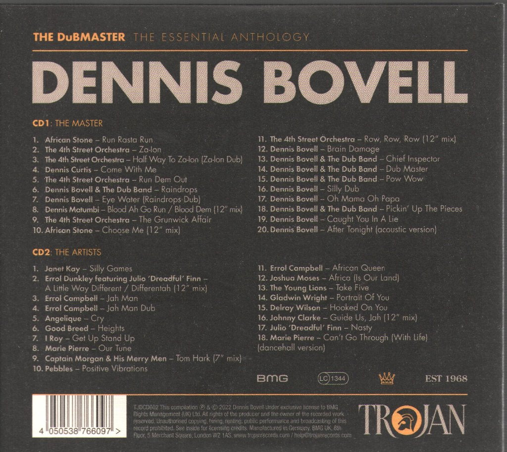 Dennis Bovell - Dubmaster: The Essential Anthology - Double Cd