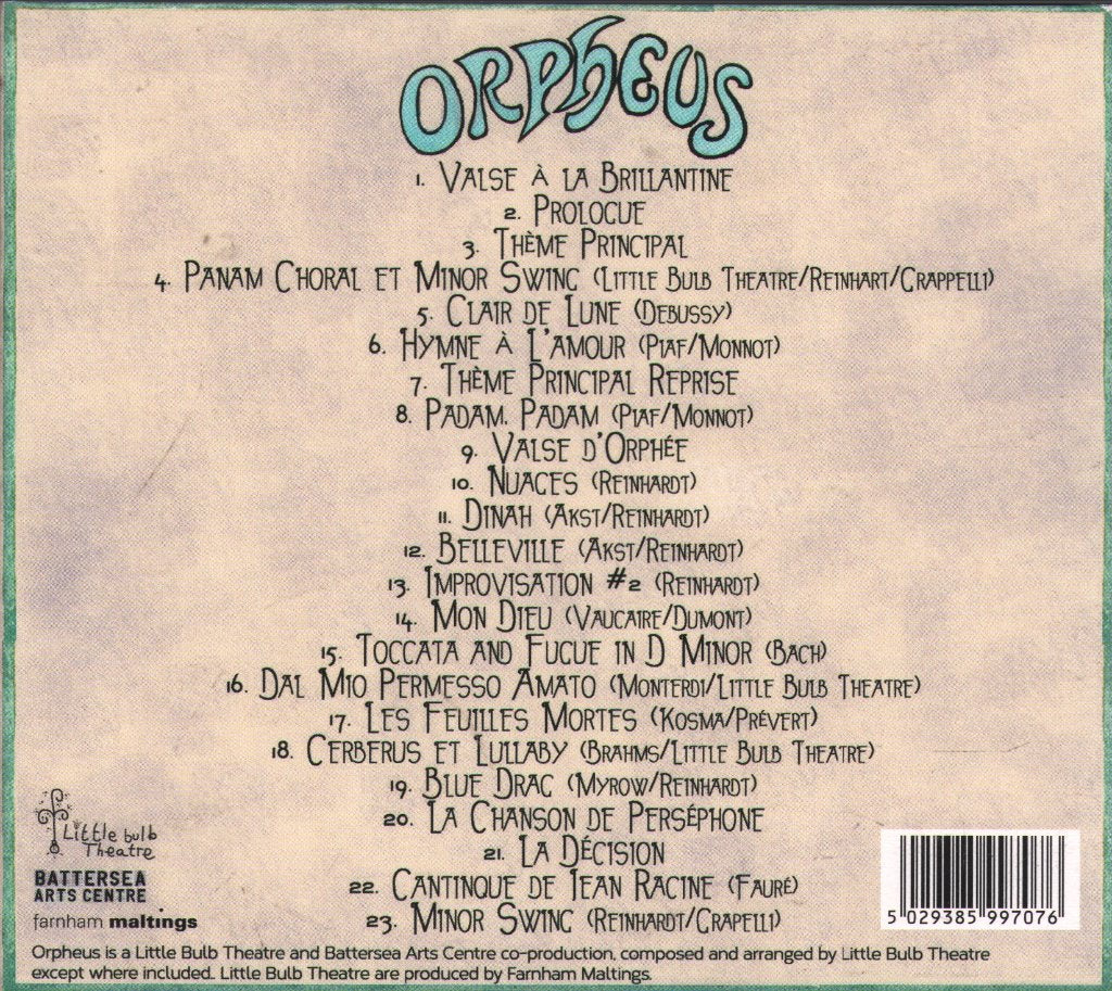 Django Reinhardt - Orpheus - Cd