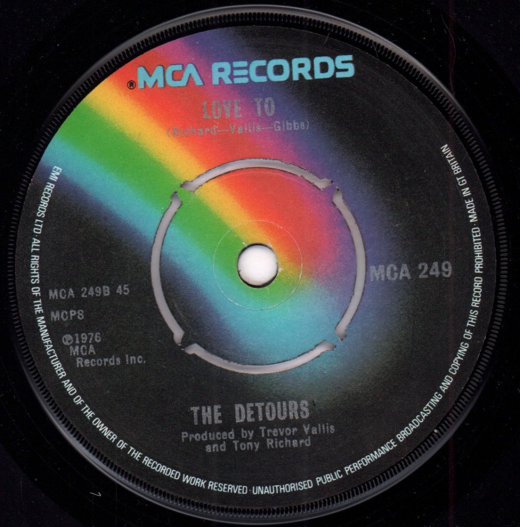 Detours - Try To Hold On - 7 Inch