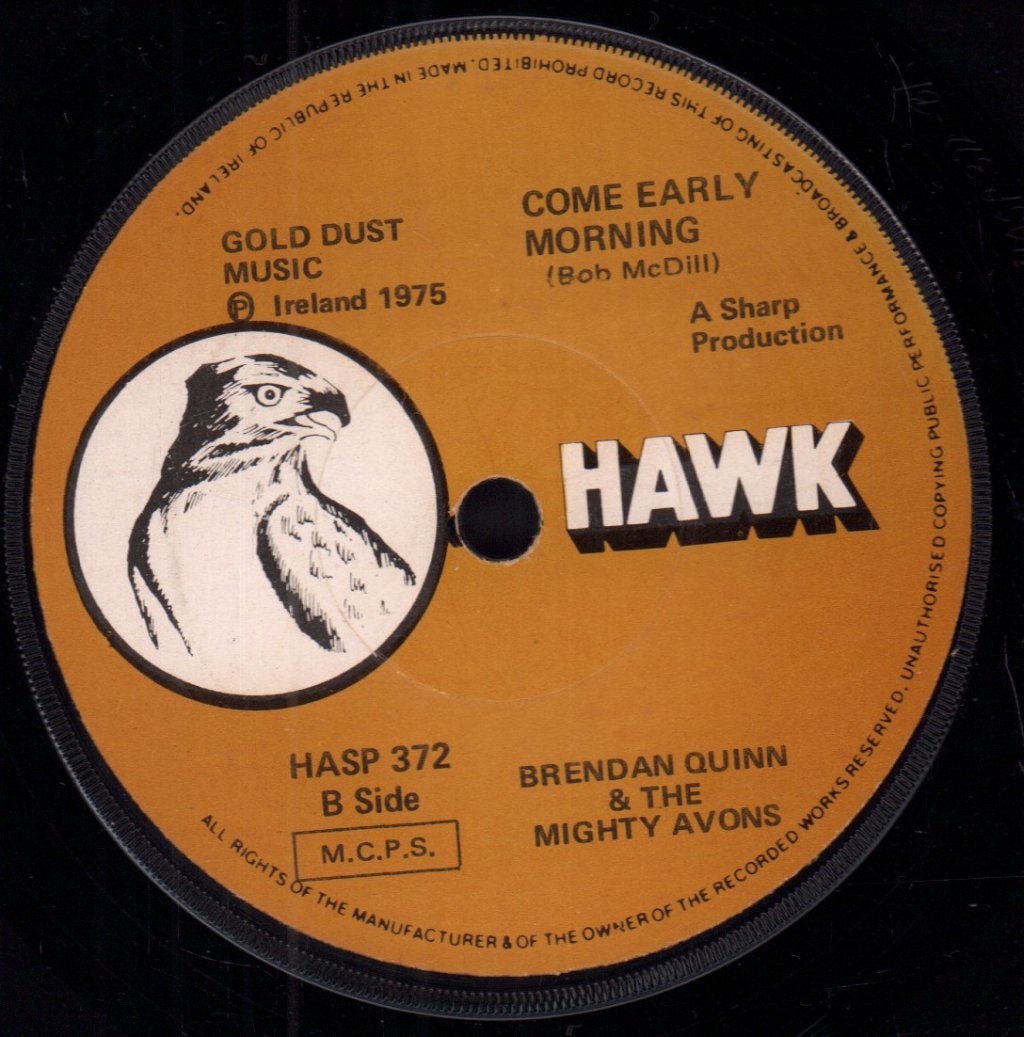 Brendan Quinn & The Mighty Avons - You Are My Best Friend - 7 Inch