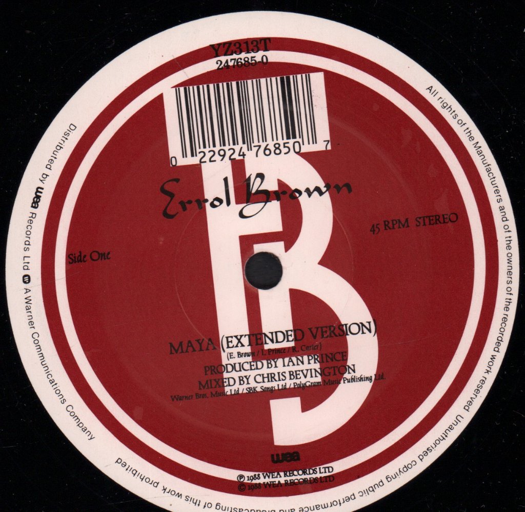 Errol Brown - Maya - 12 Inch