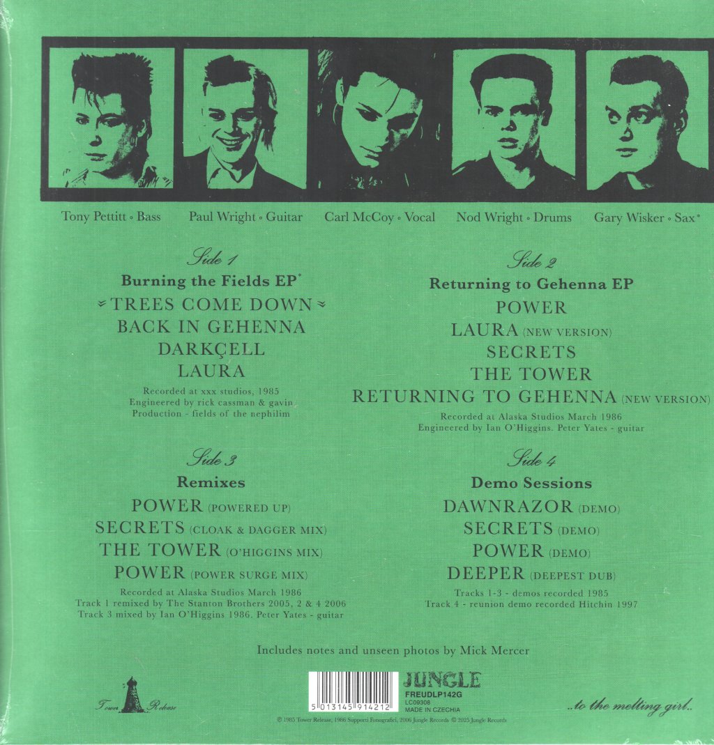 Fields Of The Nephilim - Burning The Fields LP - Double Lp