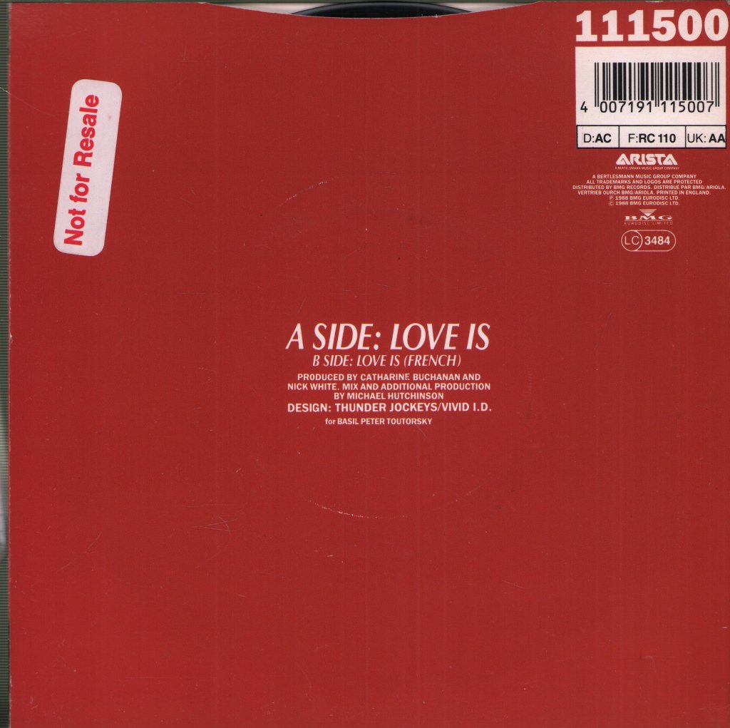 Catharine Buchanan - Love Is - 7 Inch