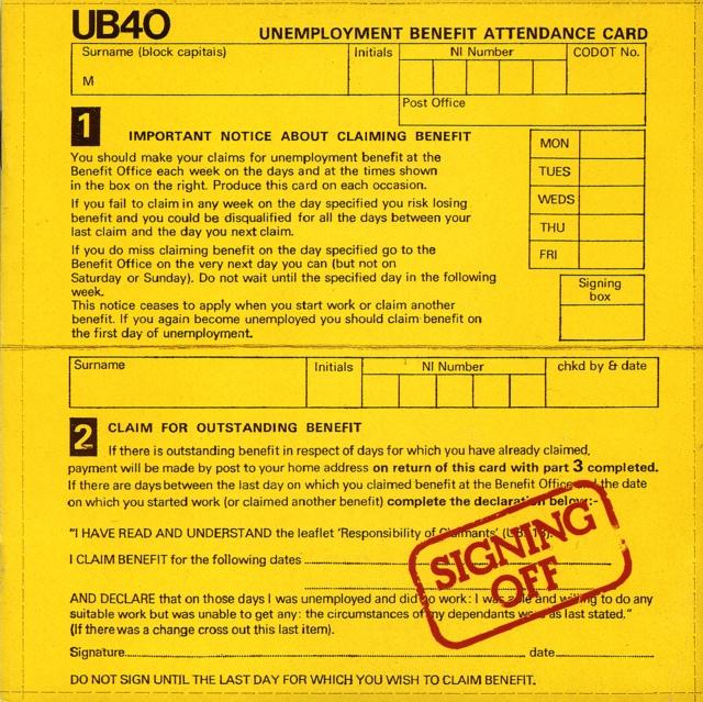 UB40 - Signing Off - Lp