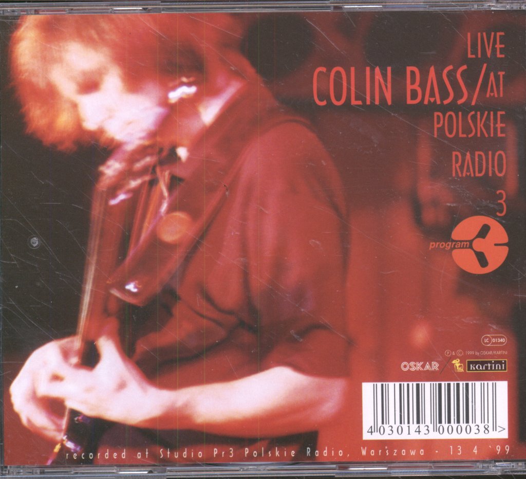 Colin Bass - Live At Polskie Radio 3 - Double Cd