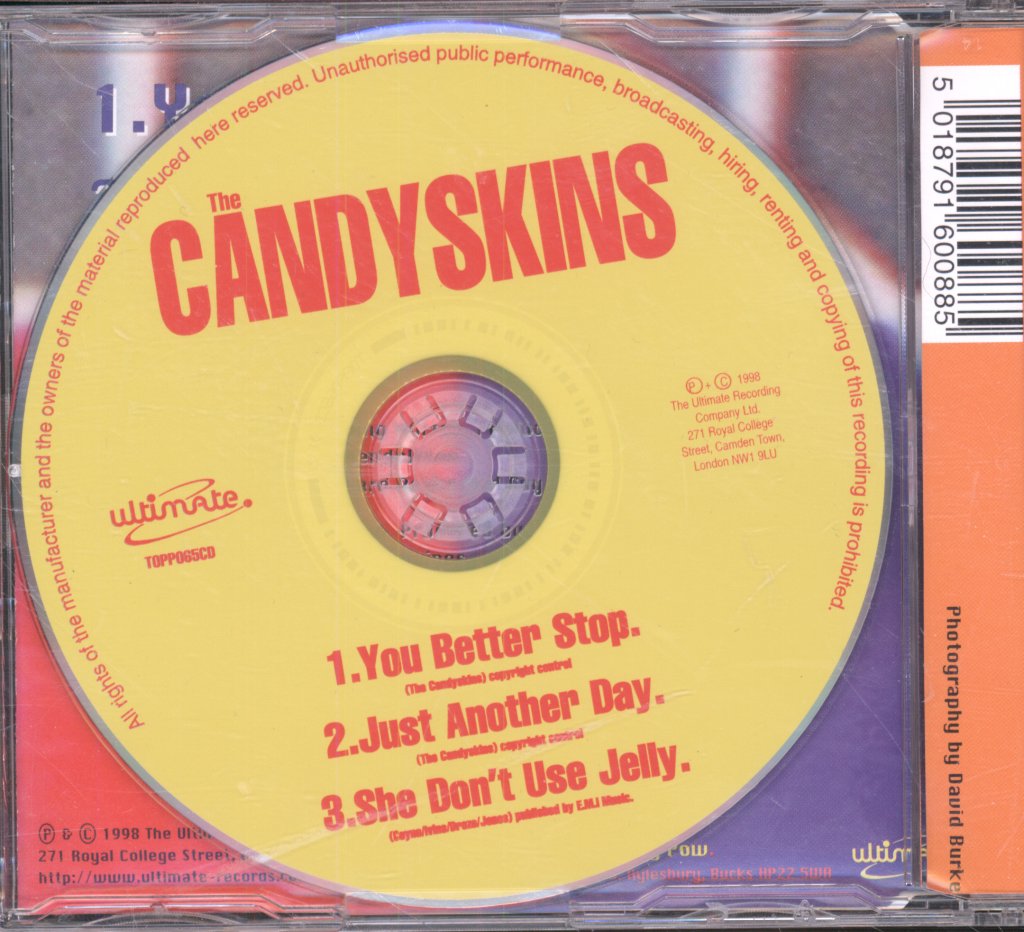 Candyskins - You Better Stop - Cd