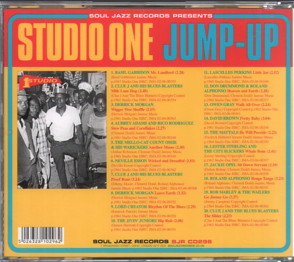 Various Artists - Studio One Jump-Up (The Birth Of A Sound: Jump-up Jamaican R&B, Jazz & Early Ska) - Cd