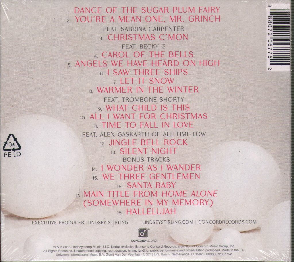 Lindsey Stirling - Warmer In The Winter - Cd