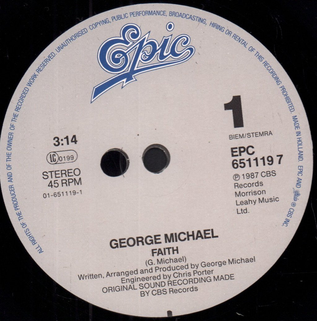 George Michael - Faith - 7 Inch