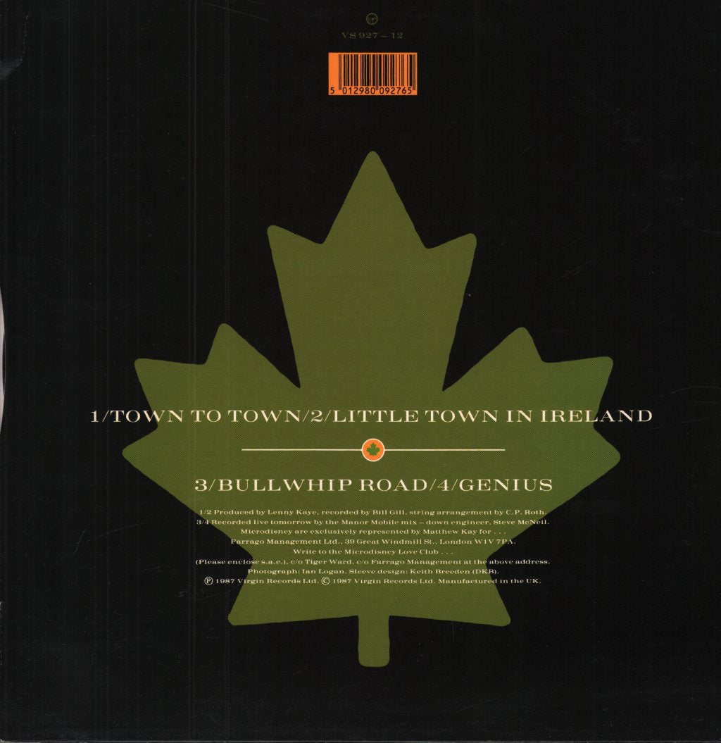 Microdisney - Town To Town - 12 Inch