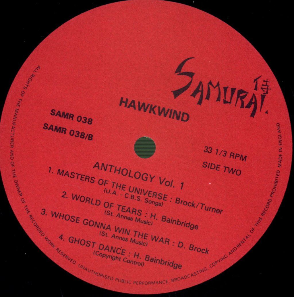 Hawkwind - Anthology Volume I - Lp