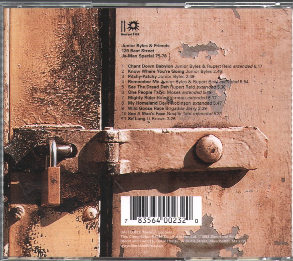 Junior Byles - Junior Byles & Friends - 129 Beat Street (Ja-Man Special 1975-1978) - Cd