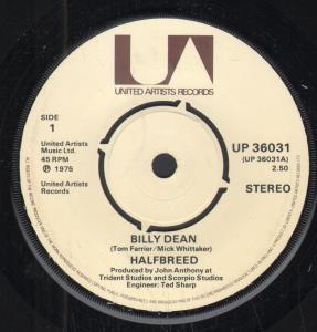 Halfbreed - Billy Dean - 7 Inch