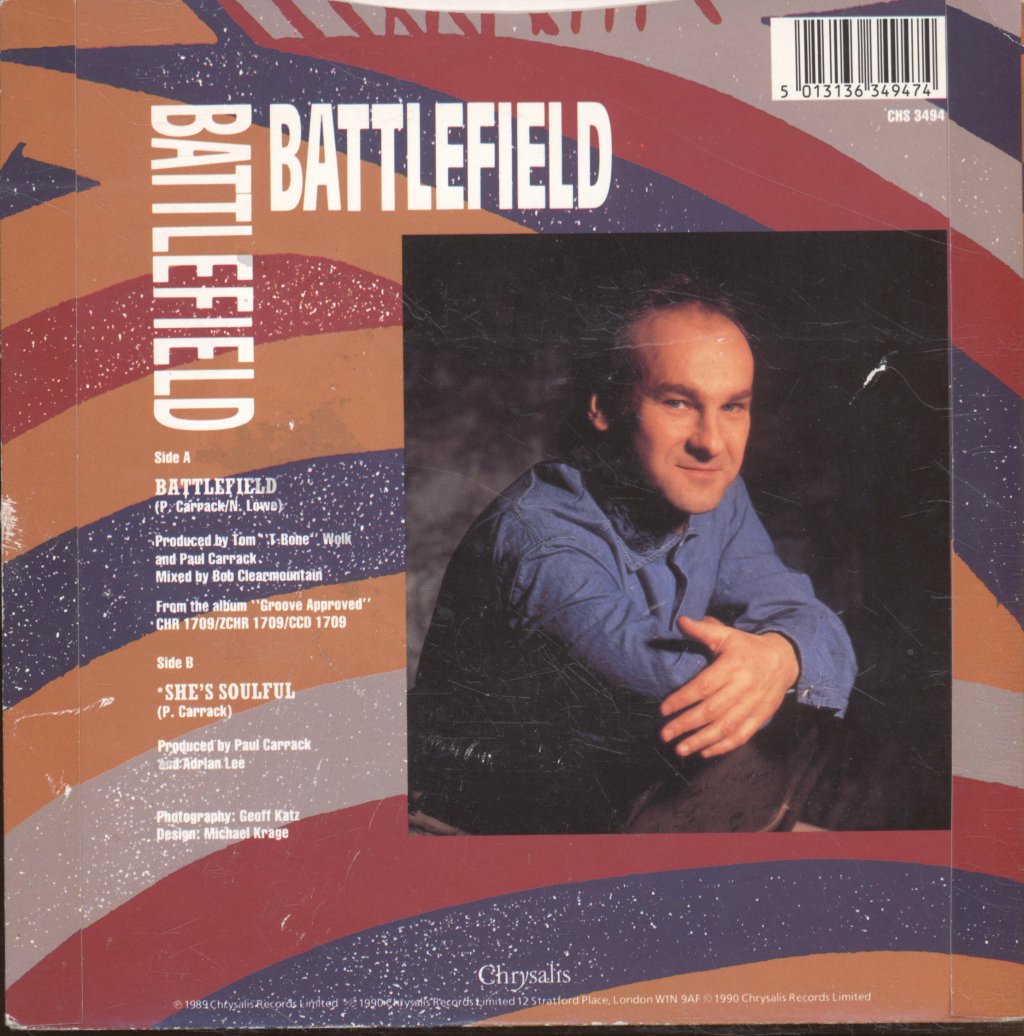 Paul Carrack - Battlefield - 7 Inch