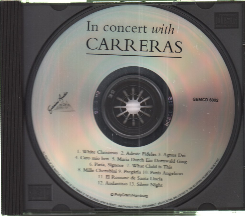 Jose Carreras - In Concert With carreras - Cd
