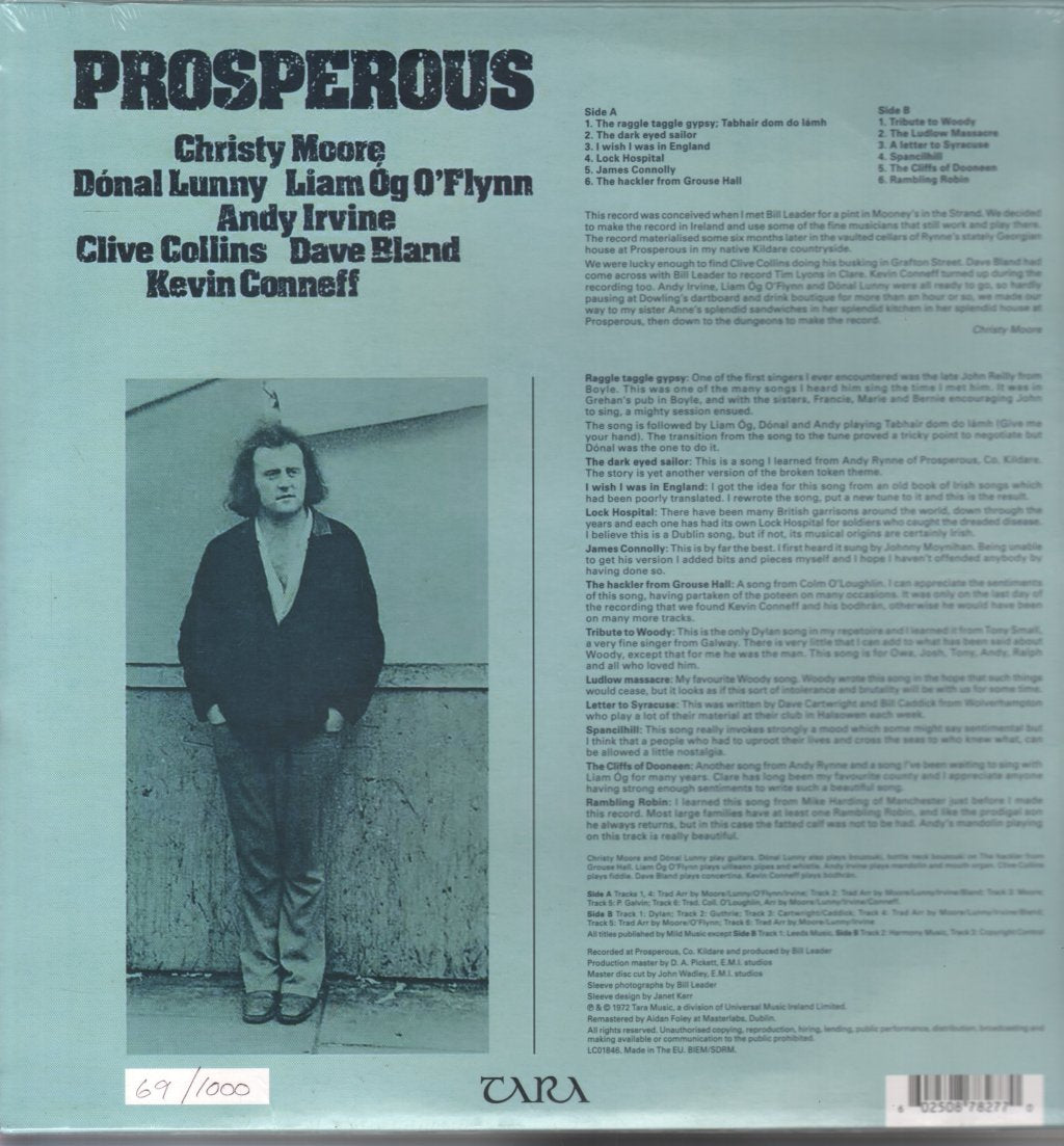 Christy Moore - Prosperous - Lp