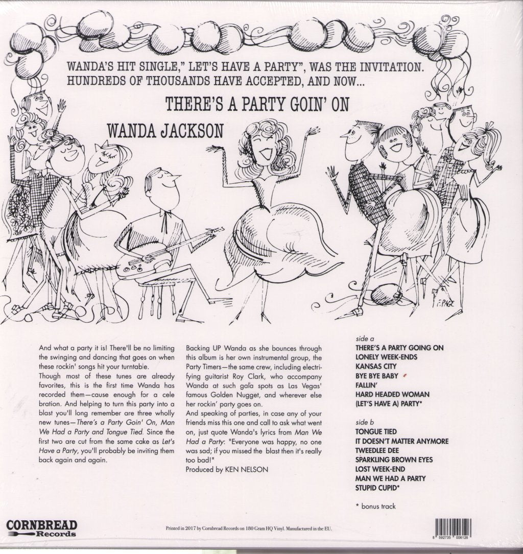 Wanda Jackson - There's A Party Goin' On - Lp