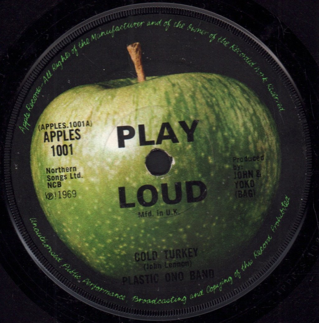 Plastic Ono Band - Cold Turkey - 7 Inch