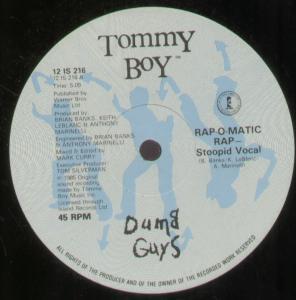 Dumb Guys - Rap-O-Matic Rap - 12 Inch